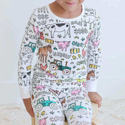 DreamColor™ - Pyjama à colorier pour enfants