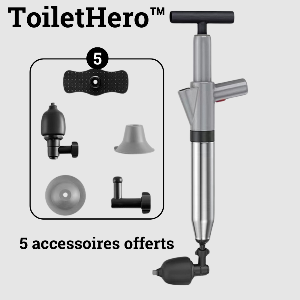 ToiletHero™ - déboucheur de toilette