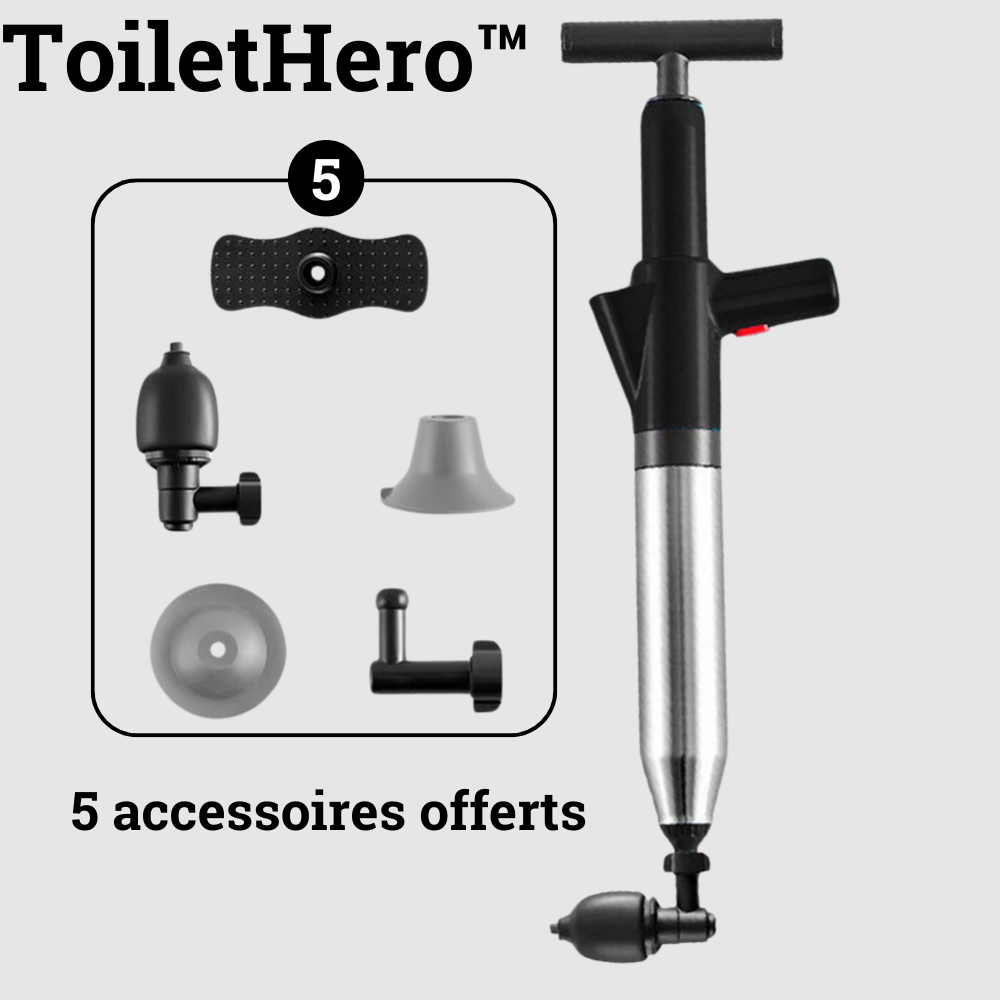 ToiletHero™ - déboucheur de toilette