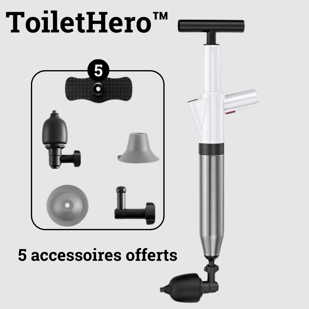 ToiletHero™ - déboucheur de toilette