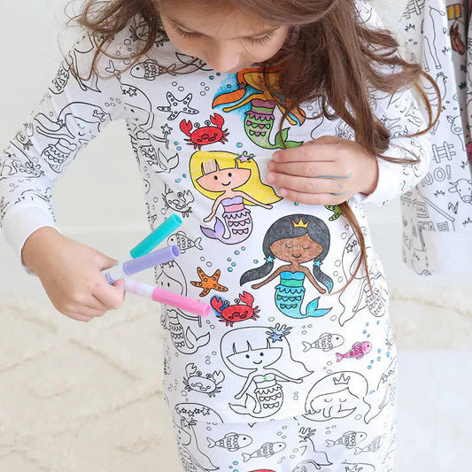 DreamColor™ - Pyjama à colorier pour enfants