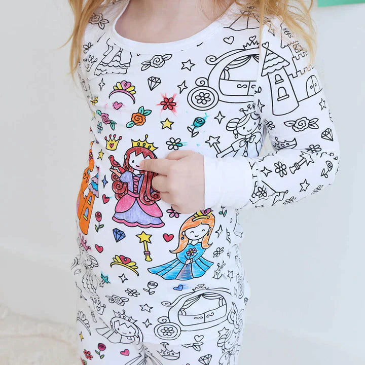 DreamColor™ - Pyjama à colorier pour enfants